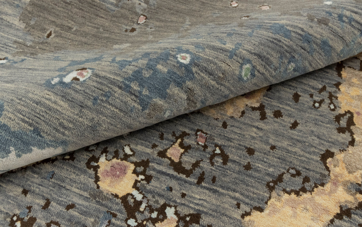 9x12 Genesis Earth Grey handmade Woolen Plush look Soft Pile Rug | Best Online Rugs USA